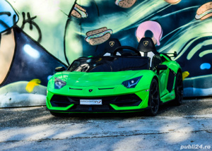 Masinuta electrica, Lamborghini SVJ, 24V, 500W, Drift Edition