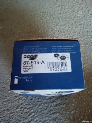 Bucșa cauciuc-metal Boge 87-519-A suport motor- set st.-dreapta. -noi - imagine 3