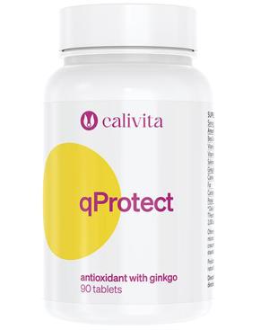 qProtect 90 tablete CaliVita, extract din ginkgo biloba cu puternic efect antioxidant.