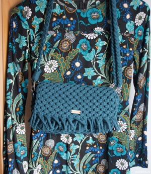 Geanta handmade macrame - imagine 5