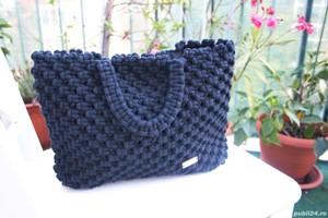 Geanta handmade macrame - imagine 3