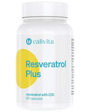 Resveratrol Plus CaliVita 60 capsule, supliment alimentar cu resveratrol si coenzima Q10