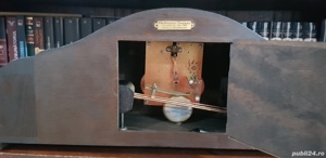 Vand ceas mecanic de semineu, de colectie - imagine 4