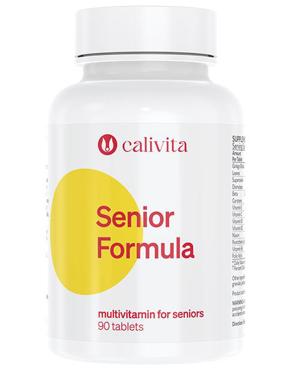 Senior Formula CaliVita 90 tablete, multivitamine pentru vârstnici.