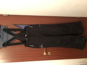 Pantaloni de schi TECHTONIKA, marimea 44, negri, de dama, impermeabili