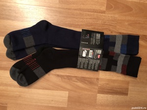 Sosete pentru sporturi de iarna si schi, 80% bumbac, marimea 35-36, doua perechi - imagine 2