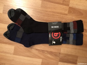 Sosete pentru sporturi de iarna si schi, 80% bumbac, marimea 35-36, doua perechi - imagine 5