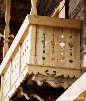Balustrade lemn masiv. Balustrade rustice.  - imagine 10