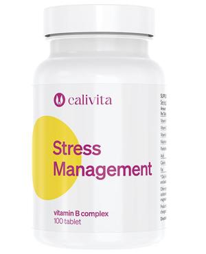 Stress Management CaliVita 100 tablete, complex de vitamina B pentru reducerea stresului.
