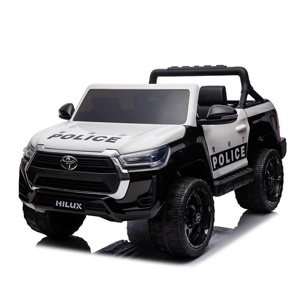 Masinuta electrica de politie, Toyota Hilux 4x4 180W 12V 14Ah PREMIUM