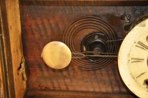 Ceas de semineu birou cu pendula anii 1840 - imagine 8