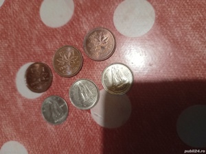 vand colectie monede canada de 1 cent si 10 centi din 1996 canada - imagine 2