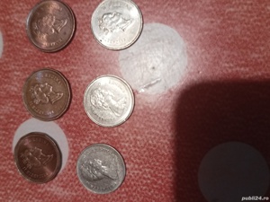 vand colectie monede canada de 1 cent si 10 centi din 1996 canada - imagine 3
