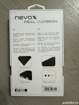 Husa Carbon Iphone 11 Pro - imagine 2