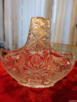 VAND SUPERB Cos de Cristal decorativ, L=24 cm, latime=15cm, H  22 cm - imagine 3