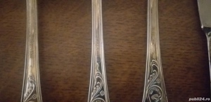 Cutit si lingura  argint,made Italy - imagine 4