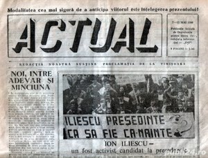 3 reviste din 1990 : Actual, Observator, Occident