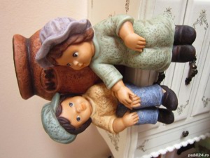 cadou rar Figurina Goebel seria Marco si Nina colectie portelan'80 - imagine 4