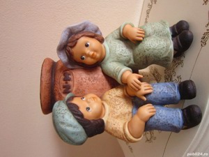 cadou rar Figurina Goebel seria Marco si Nina colectie portelan'80 - imagine 2