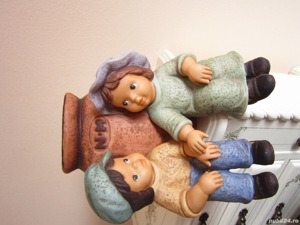 cadou rar Figurina Goebel seria Marco si Nina colectie portelan'80