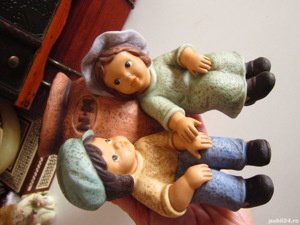 cadou rar Figurina Goebel seria Marco si Nina colectie portelan'80 - imagine 7