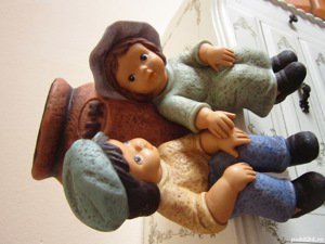 cadou rar Figurina Goebel seria Marco si Nina colectie portelan'80 - imagine 3