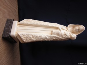 cadou rar Fecioara Maria cu pruncul sculptura Franta anii'60 semnata - imagine 3