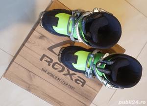 Clapari  reglabil Roxa Chameleon 2 Black Black Lime, copii. marime 29-34 - imagine 2