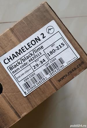 Clapari  reglabil Roxa Chameleon 2 Black Black Lime, copii. marime 29-34 - imagine 3