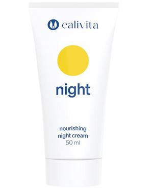 Nourishing night cream CaliVita (50 ml) crema nutritiva de noapte naturala cu ulei de avocado.