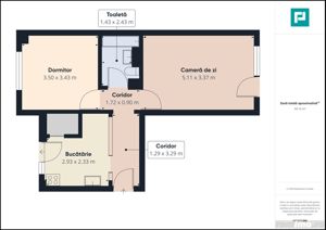 Apartament decomandat cu 2 camere în Aradul Nou - imagine 7