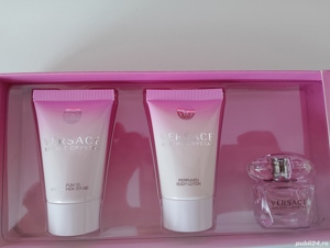 vand set parfum si creme Versace bright cristal ,original,nou nout.