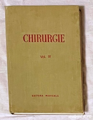 chirurgie volumul iv 4 cartonata 1958 hortolomei turai editura medicala 476 pagini