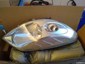 SUPEROCAZIE Faruri Peugeot 407 ani  2005-2009 originale stanga+dreapta  - imagine 2