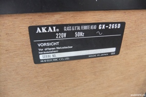MAGNETOFON AKAI GX-265D Auto Reverse Direct Drive 6-Head Both Way Rec - imagine 8