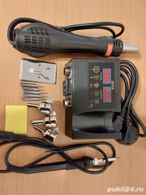 Statie de lipit 8898 2 in 1 - suflanta cu aer cald si letcon