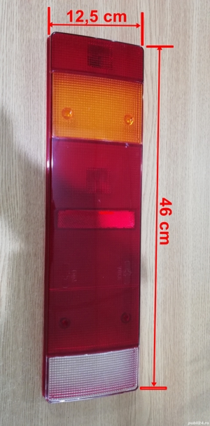 Dispersor/geam/sticlă lampă stop spate camion universal MAN/DAF/Iveco - NOU - imagine 2