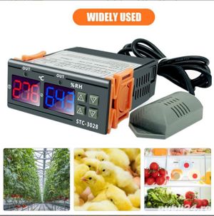 Termostat higrostat 220V incubator uscator maternitate siloz temperatura umiditate