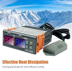 Termostat higrostat 220V incubator uscator maternitate siloz temperatura umiditate - imagine 2