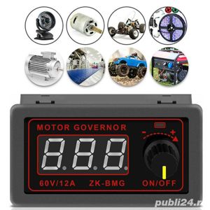 Variator turatie encoder programabil PWM ZK-BMG motor 9-60V 20A - imagine 7
