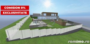 Exclusivitate 0% comision - Teren cu autorizatie pentru casa cu piscina - imagine 3