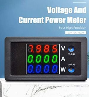 Power metru LED panou CC voltmetru ampermetru watmetru 100V 10A 1000W - imagine 3