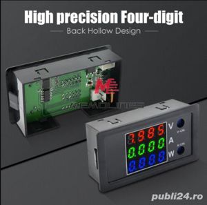 Power metru LED panou CC voltmetru ampermetru watmetru 100V 10A 1000W