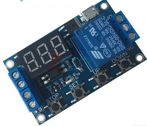 Releu timp timer temporizator regabil ciclic centrala peleti 12  220 V