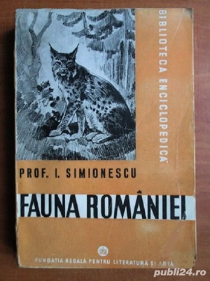 I. Simionescu - Fauna Romaniei (1946)