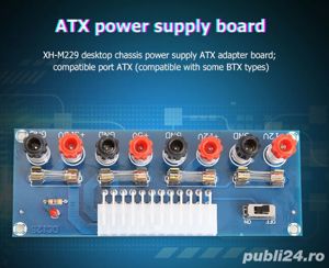 Adaptor conversie sursa laborator PC ATX 24 pini - imagine 4