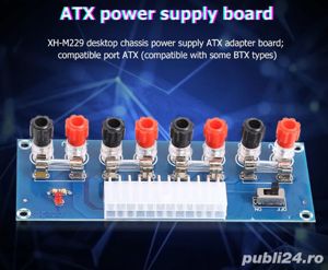 Adaptor conversie sursa laborator PC ATX 24 pini - imagine 3