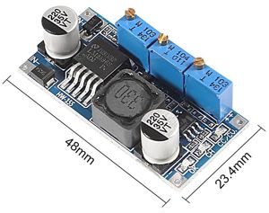 Modul sursa coboratoare step down 3A 3-35 V reglabil LM2596S Arduino doua variante - imagine 4