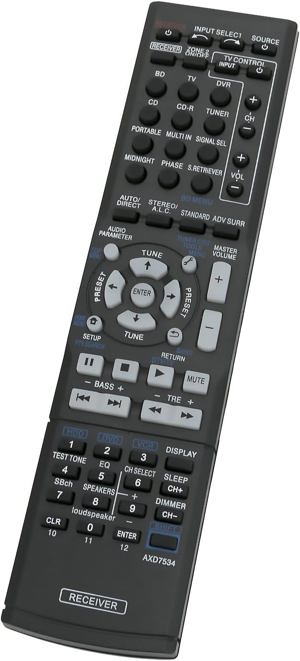 Telecomanda receiver Pioneer AXD7534 bd tv dvr cd cd-r tuner (noua)