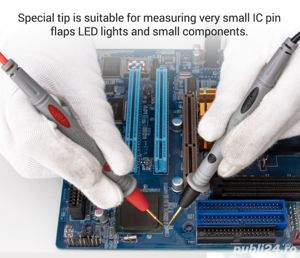 Cabluri testere ascutite SMD silicon multimetru aparat masura nu Fluke - imagine 2